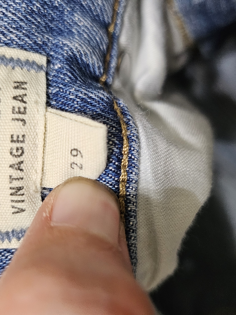 Madewell High-Rise Straight-Leg Jeans in Faded Blue - Picture 7 of 7